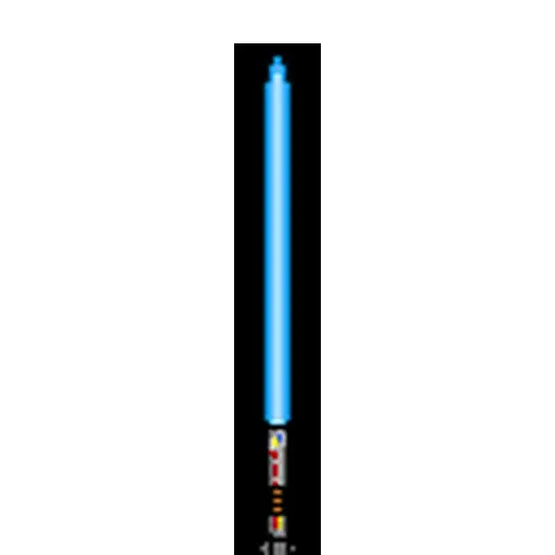 Opaque blue lightsaber