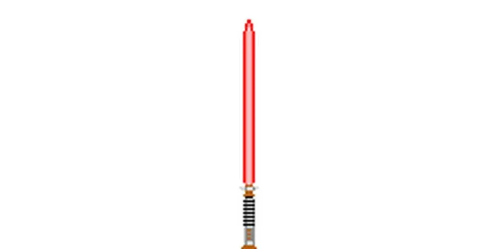 Luke's Red Lightsaber
